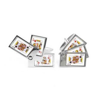 Poker Playing Card Cufflinks