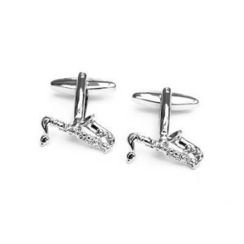 Novelty Saxophone Cufflinks