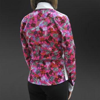 Ladies Fun Back Shirt Pink Handbag Design