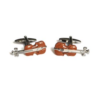 Violin 3D Cufflinks