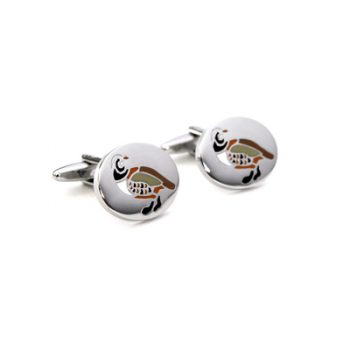 Oval Partridge Cufflinks
