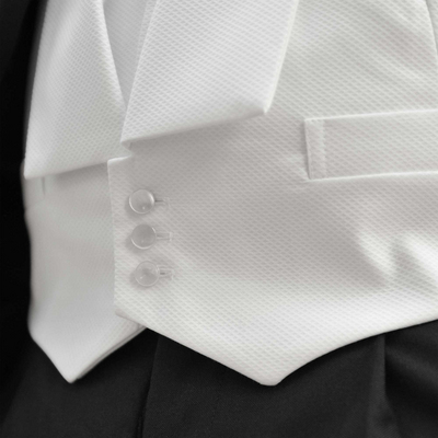 White pique waistcoat clearance