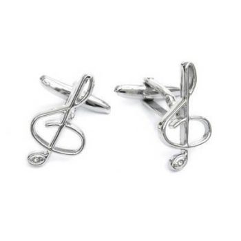 Musical Note Treble Clef Cufflinks