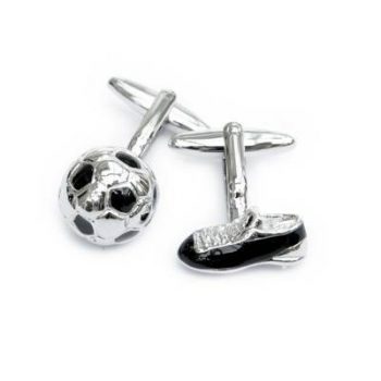 Football Boot And Ball Cufflinks