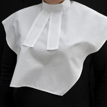 Ladies Plain Neckband White Collarettes