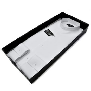 Formal White Evening Shirt with a Neckband Curzon