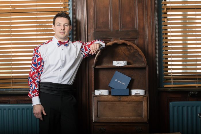 Union Jack Fun Back Patterned Dress Shirt