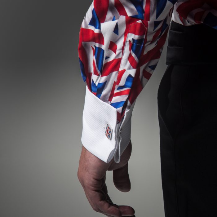 Union Jack Fun Back Patterned Dress Shirt - Image 3