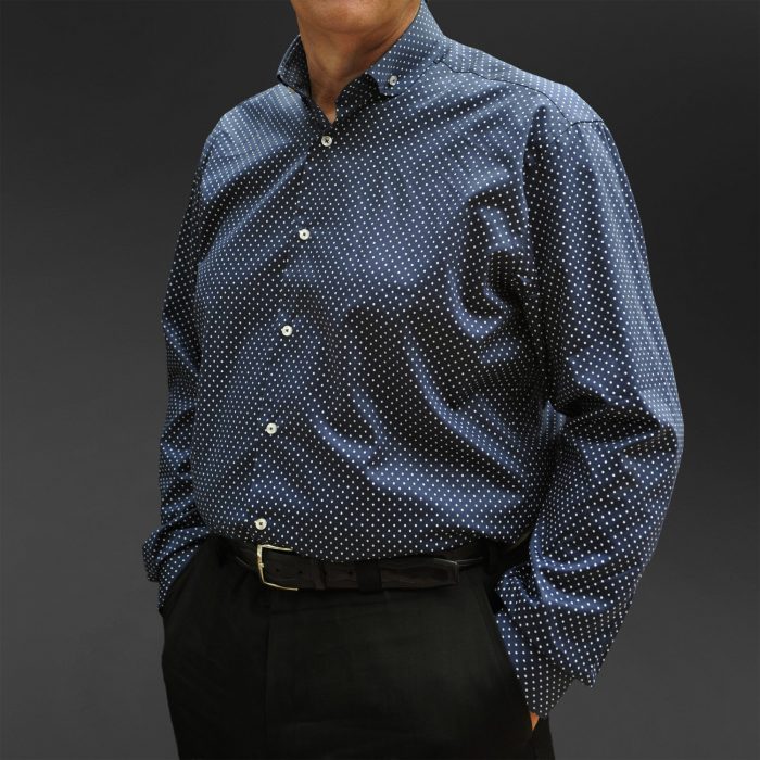 Polka dot mans shirt