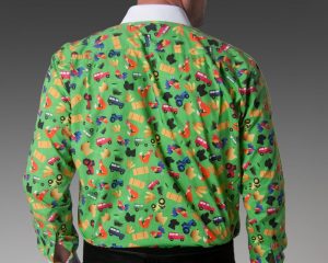 Countryside Fun Back Patterned Dress Shirt