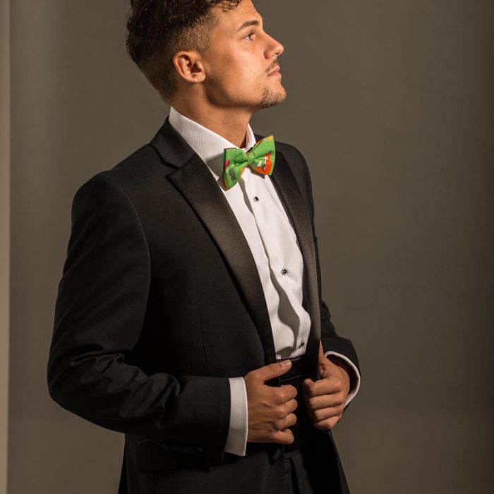 Country Theme Cotton Ready Tied Bow Tie - Image 4