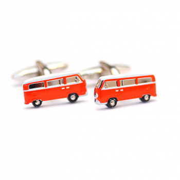 Novelty Red VW camper Van