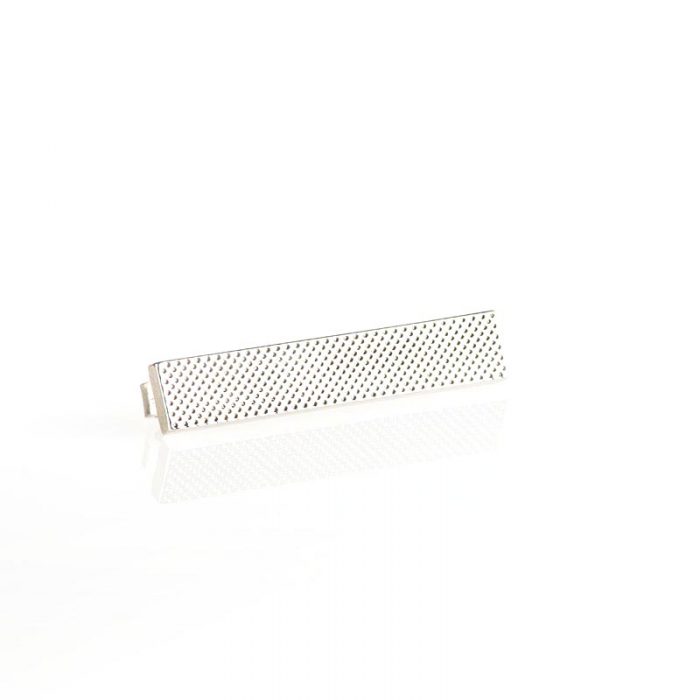 Silver  Tie Clip Textured