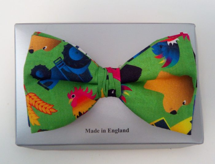 Country Theme Cotton Ready Tied Bow Tie - Image 2