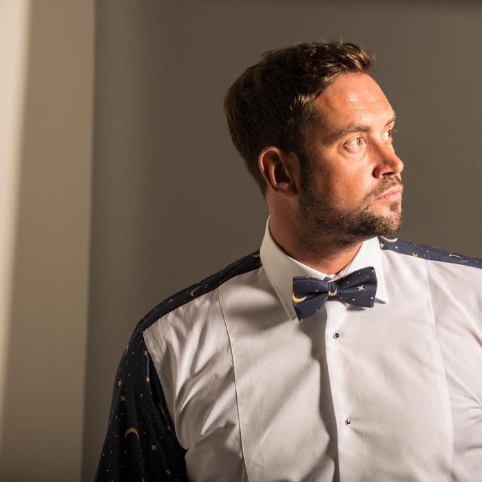 Stars & Moons Fun Back Patterned Dress Shirt - Image 3