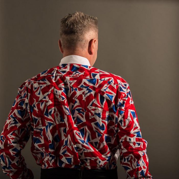 Union Jack Fun Back Patterned Dress Shirt - Image 5