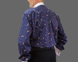 Stars and Moon Fun Back Dress Shirt